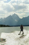 Water skiing cowboy style!