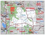 Wyoming map